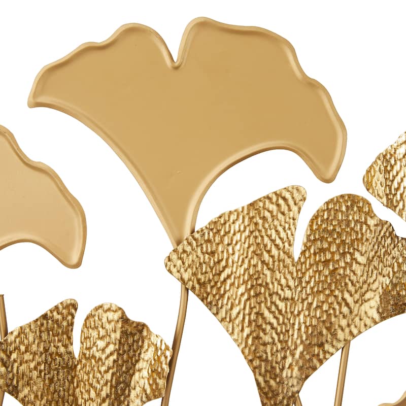 Gold Metal Bohemian Nature Wall Decor