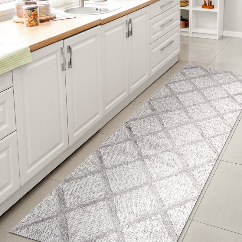 JONATHAN Y Talaia Diamond Trellis Indoor/Outdoor Area Rug