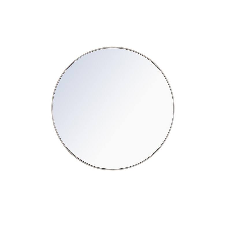Carson Carrington Labbemala Metal Frame Round Mirror