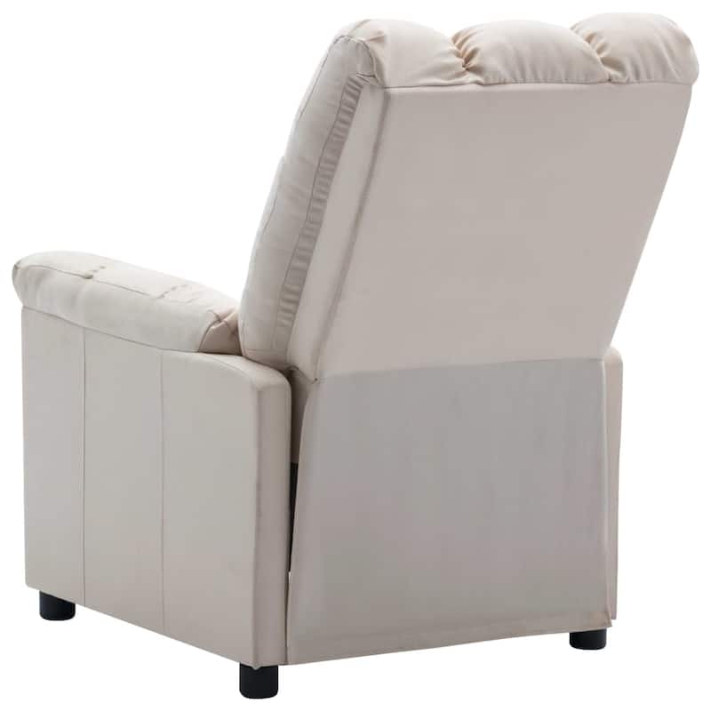 vidaXL Massage Recliner Chair Electric Reclining Chair for Elderly Fabric - 29.1" x 39" x 40.2"