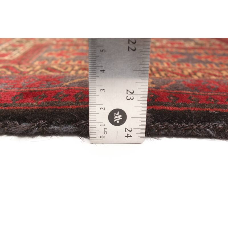 ECARPETGALLERY Hand-knotted Teimani Dark Grey Wool Rug - 2'8 x 4'8