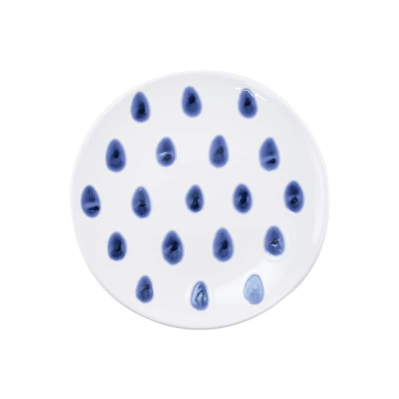 viva by VIETRI Santorini Dot Salad Plate