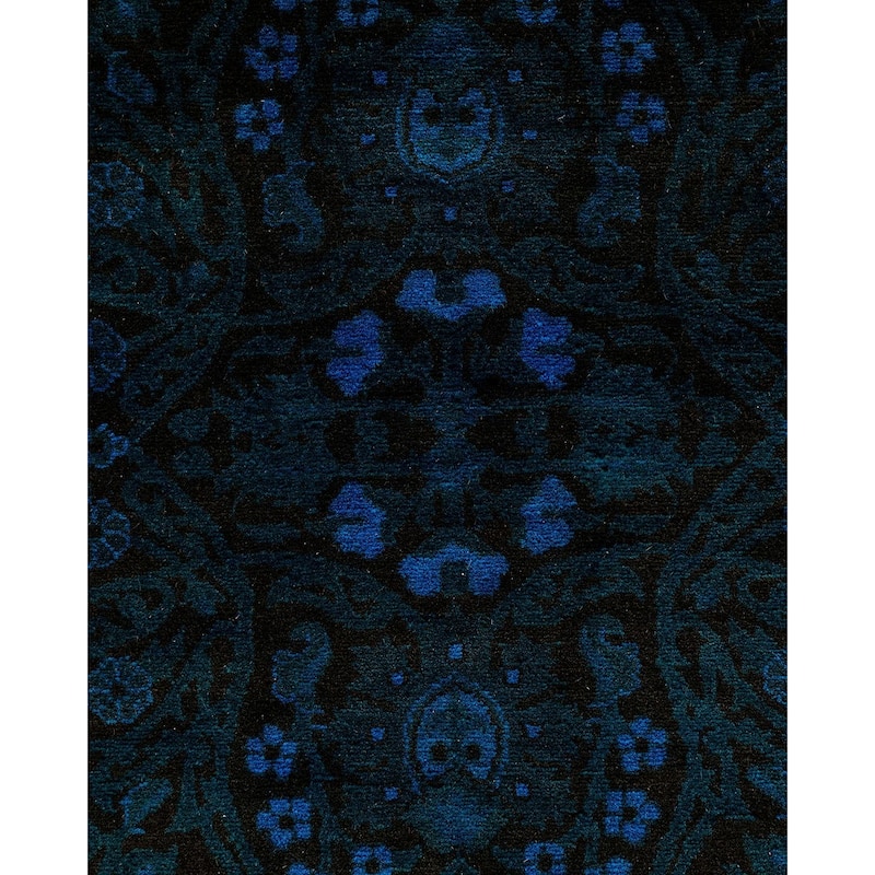 Fine Vibrance One-of-a-Kind Hand-Knotted Runner Rug - Red, 3' 2" x 22' 8" - 3' 2" x 22' 8"