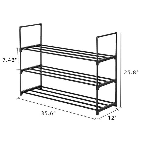 3 Tiers Shoe Rack Shoe Tower Shelf Storage Organizer Bed Bath & Beyond 33167998