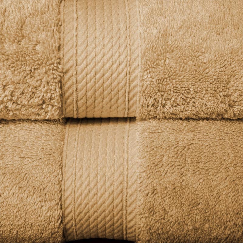 Superior Egyptian Cotton Pile Heavyweight Bath Towel Set of 2