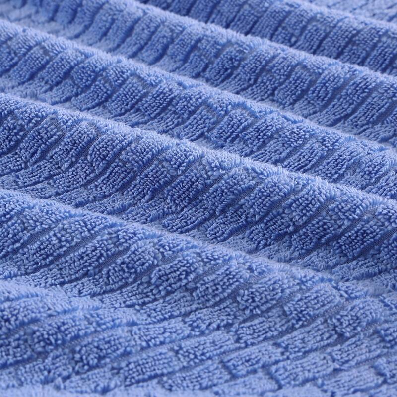 Tommy Hilfiger Brick Texture Solid Cotton 6 Piece Towel Set - 6 Piece