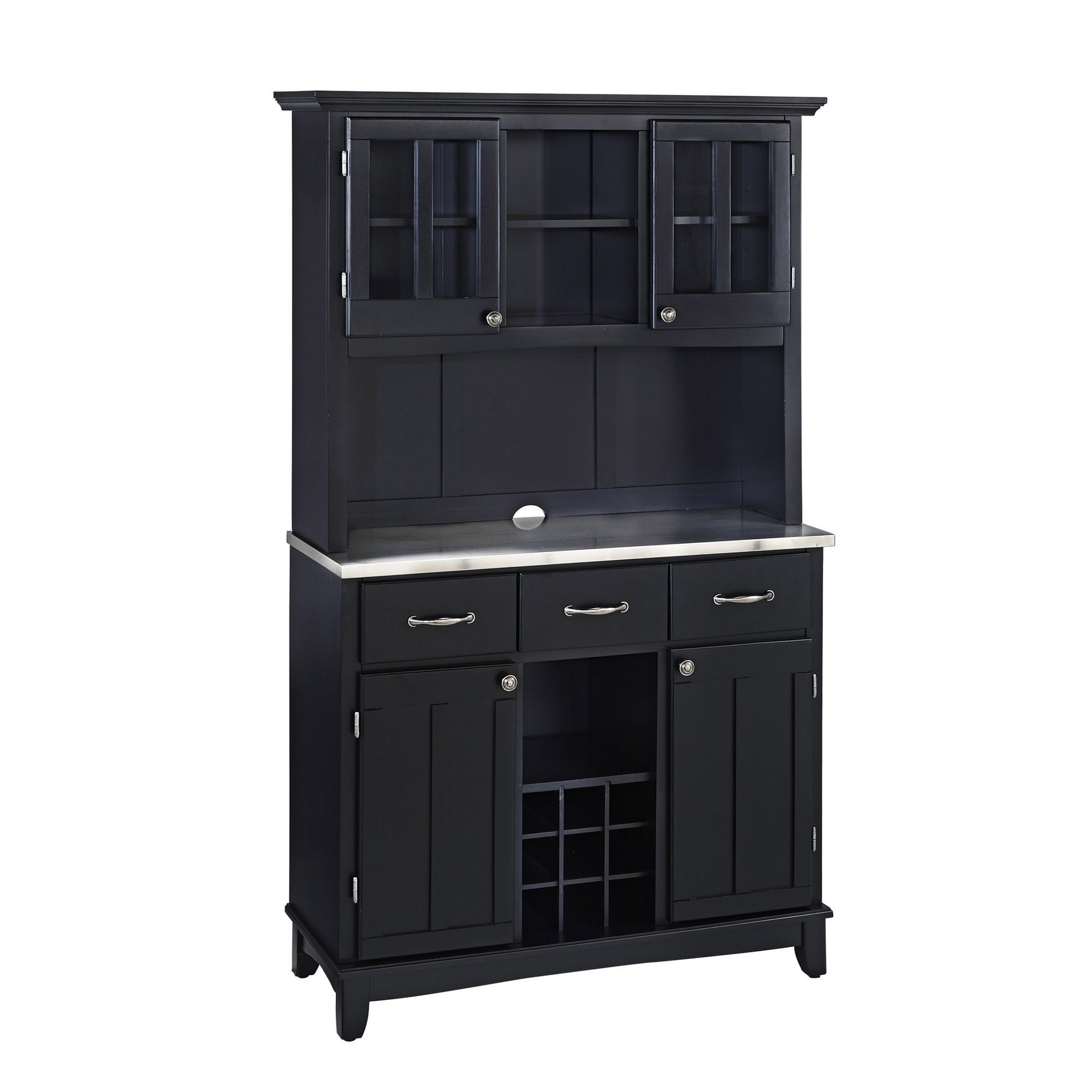 Black dining hot sale room hutch