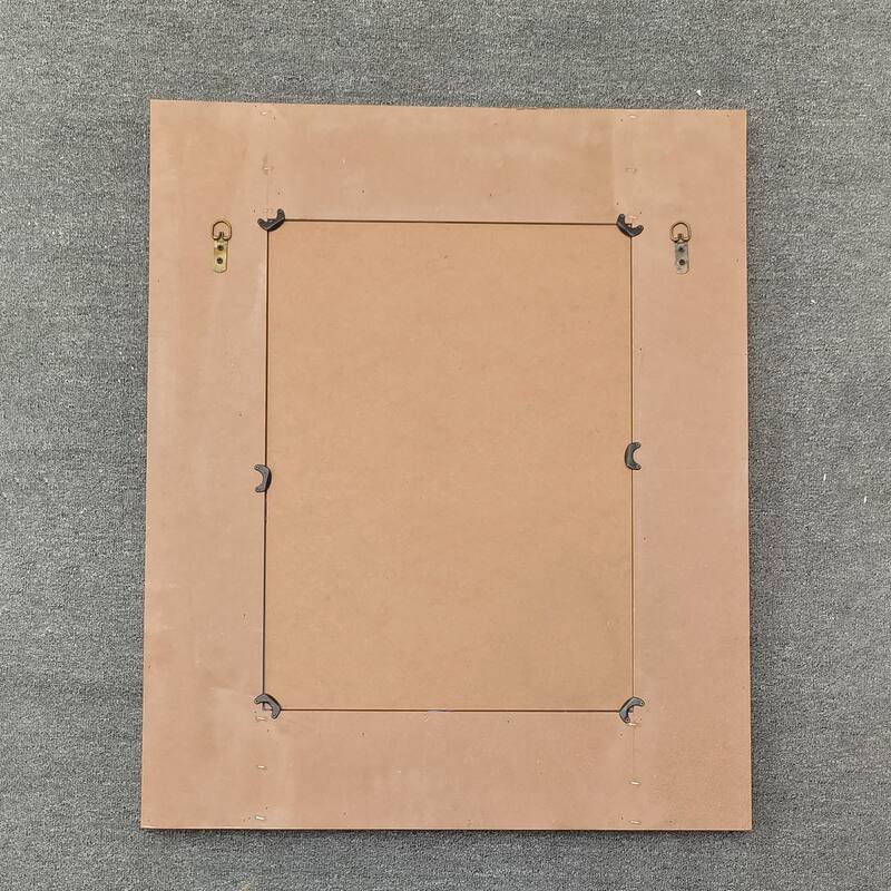 33.875'' Tall Rectangle Wood Carved Frame Mirror