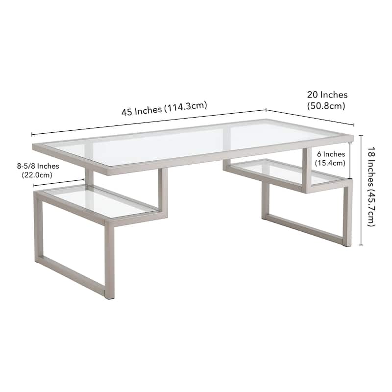 Carson Carrington Salinge Art Deco Coffee Table