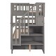 preview thumbnail 25 of 46, Twin-Over-Twin Bunk Bed with Trundle and Storage Staircase, Space-Saving Design