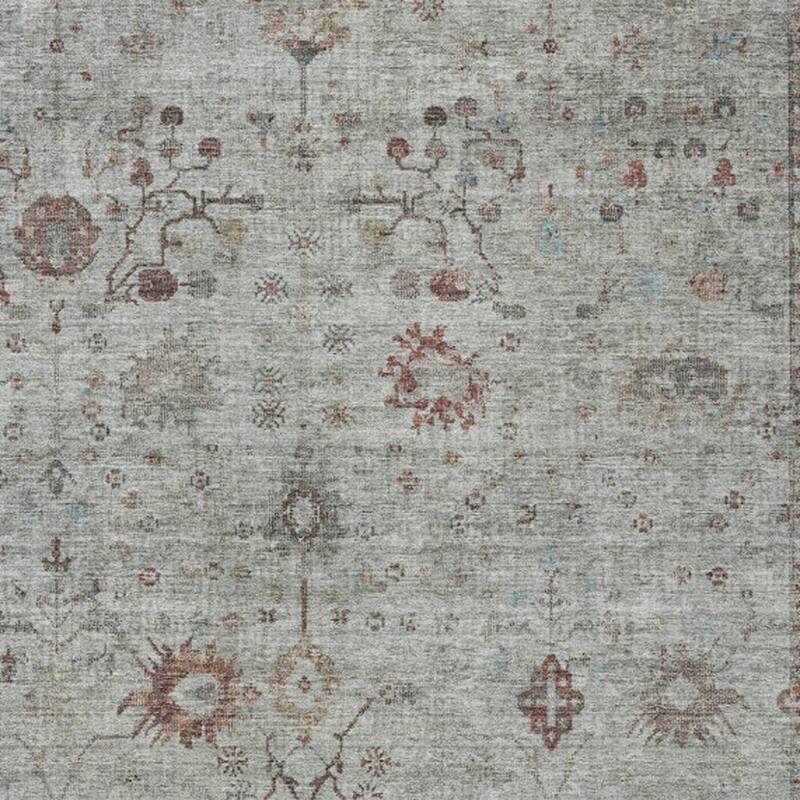 HomeRoots Floral Traditional Rectangle Outdoor Rug