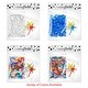 preview thumbnail 5 of 5, Ceramic Christmas Tree Replacement Lights 108 Blue Bulbs 3 Stars