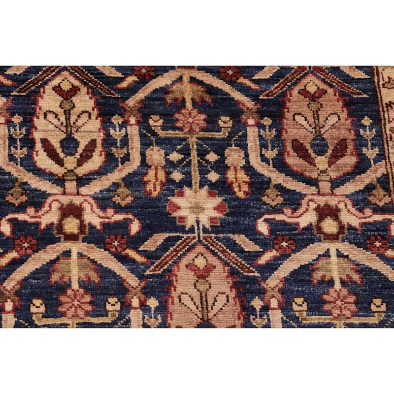 Vintage Herati Bidjar Hand Knotted Wool Rug