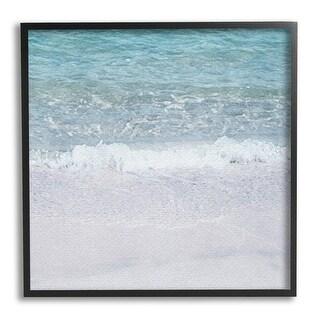 Stupell Sea Waves on Shore Framed Giclee Art Design by LSR Design ...
