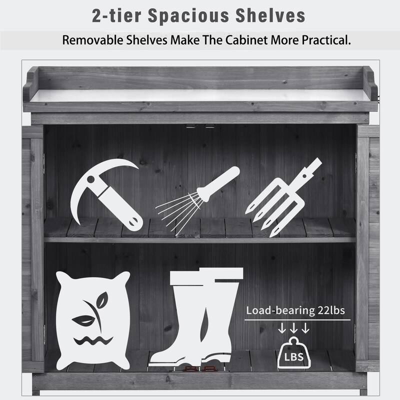 39" Potting Bench Table