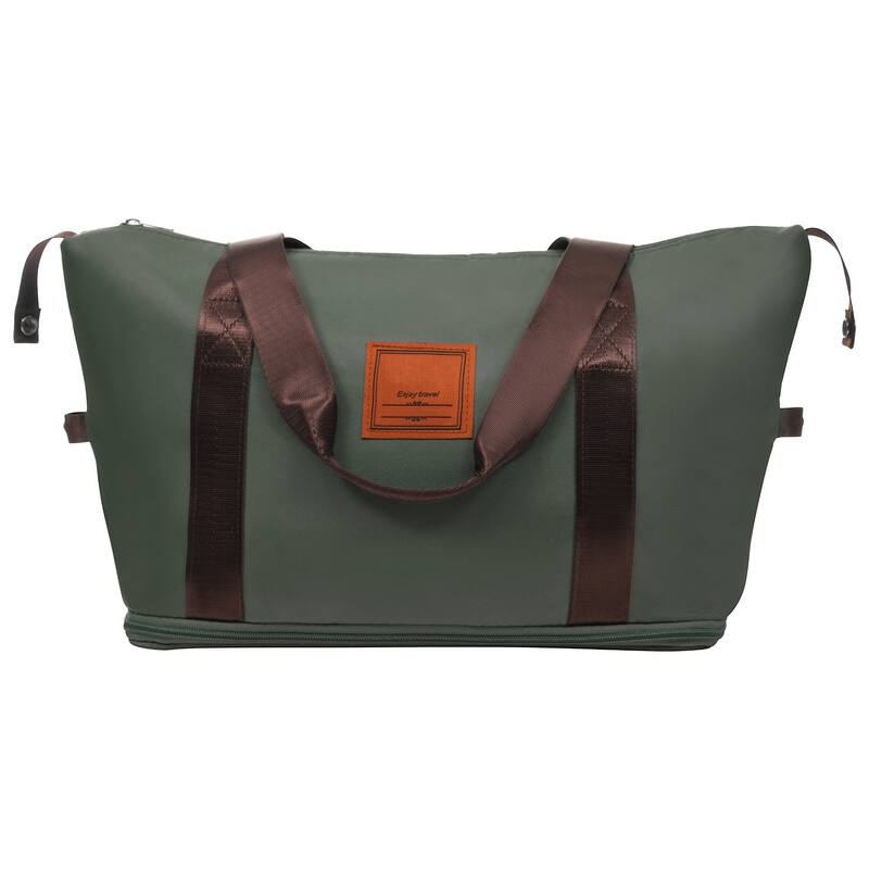 3 Piece Carry on Luggage Set, ABS Hardshell Lightweight Durable Suitcase with Wheels and Duffel Bag & Toiletry Bag, for Travel