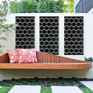 Decorative Outdoor Privacy Screen Panels Metal Decor - On Sale - Bed ...
