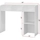 preview thumbnail 3 of 3, The Classic - White Desk Bookshelf
