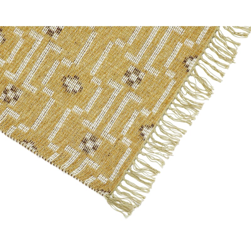 Terra by Obeetee Aurora Gold Rug