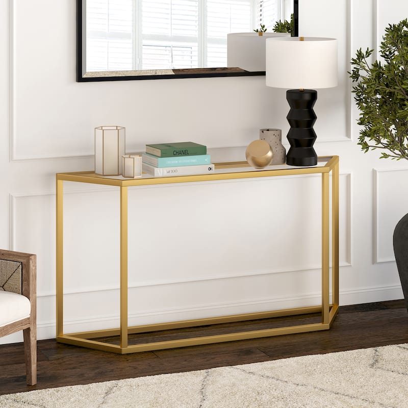Levi 55" Console Table - Gold