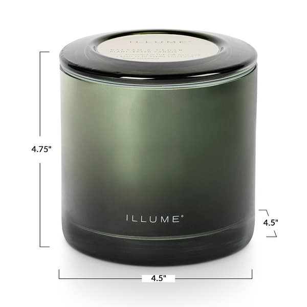 dimension image slide 7 of 14, ILLUME Noble Holiday Balsam & Cedar Candle