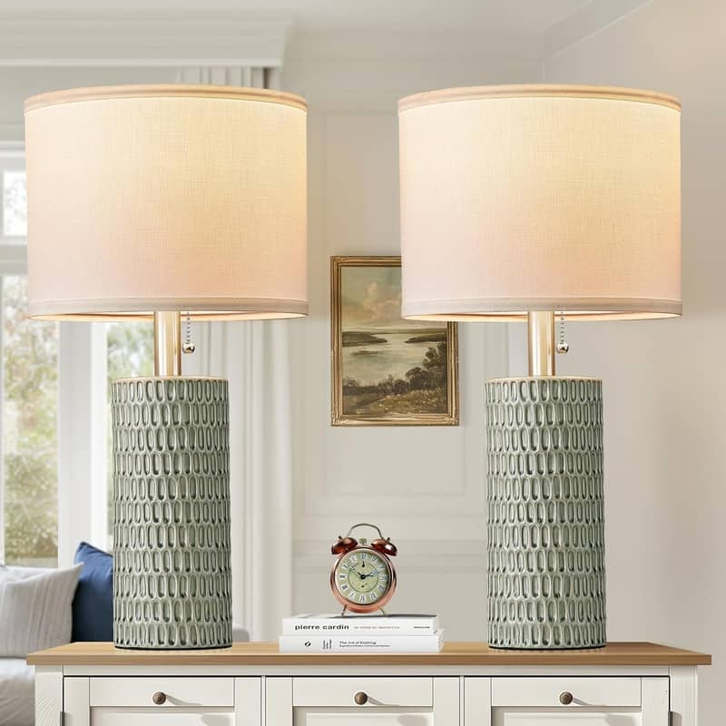 Table Lamps for Living Room Set of 2