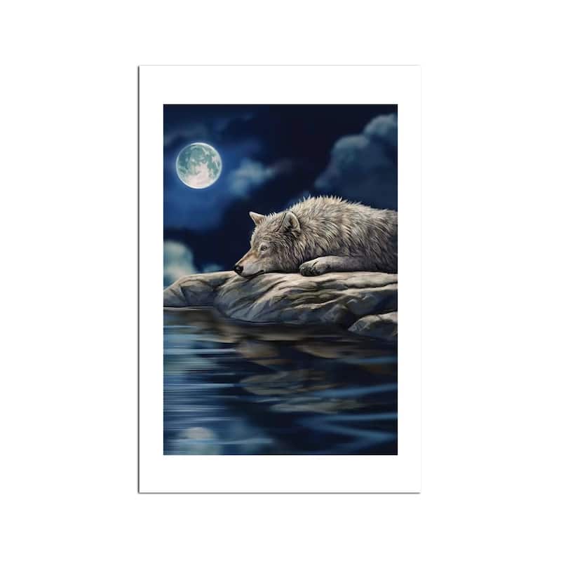 Quiet Reflection Fine Art Paper Print by Lisa Parker - Multi