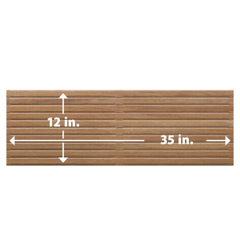 Merola Tile Spa Cuero 11-7/8" x 35-1/2" Ceramic Wall Tile