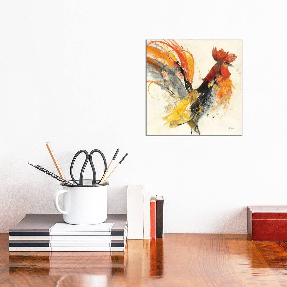 iCanvas "Festive Rooster I" by Albena Hristova Canvas Print