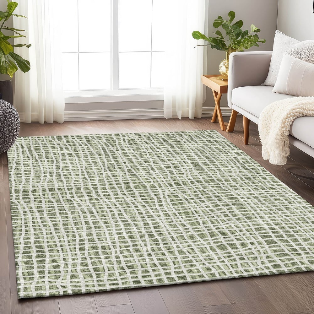 Premium Washable Super Soft Modern Lines Mayfield Rug
