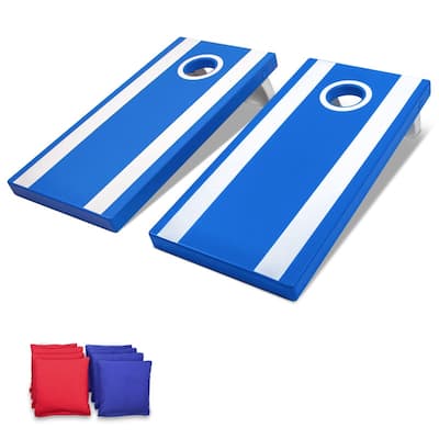 GoSports 4'x2' All Weather Cornhole Game Set - Includes 8 Bags & Game Rules
