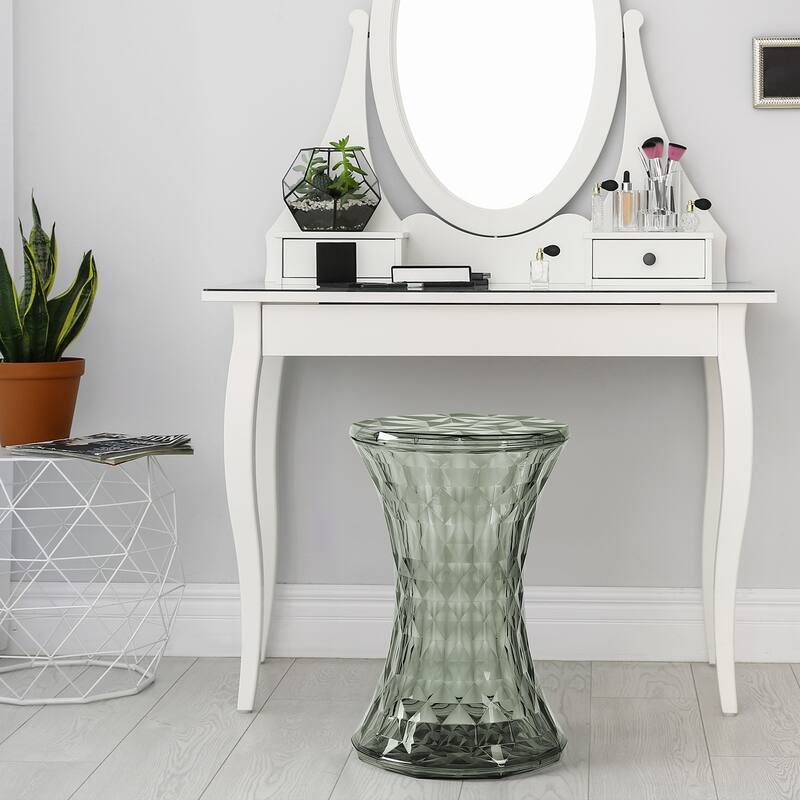 Vanity Stool for Makeup Room with Storage