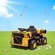 preview thumbnail 3 of 6, Ride-On Dump Truck with 12V Ride on Car with Electric Dump Bed, Music, lights, Motors - Electric Construction Truck Toy
