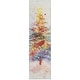 preview thumbnail 15 of 16, Machine Washable Indoor/ Outdoor Christmas Tree Chantille Rug