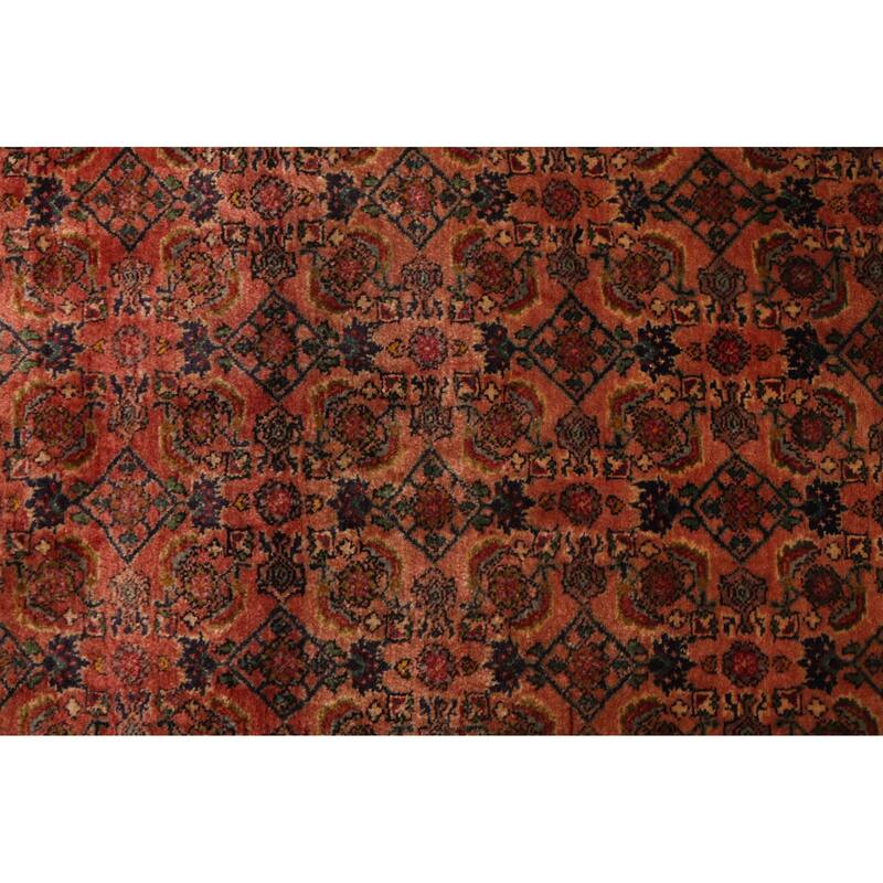 ECARPETGALLERY Hand-knotted Kayseri Vintage Red Wool Rug - 3'7 x 10'0