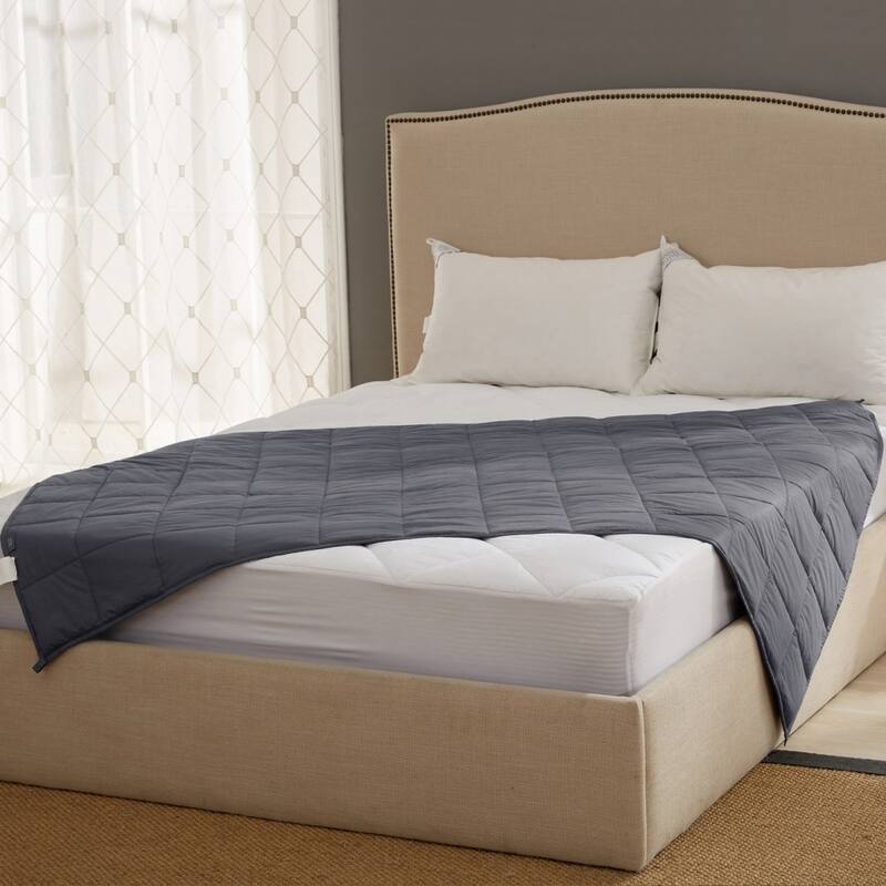 Kathy Ireland Weighted Blanket with Glass Beads