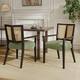 Option Dark Brown+Green-with Armrest