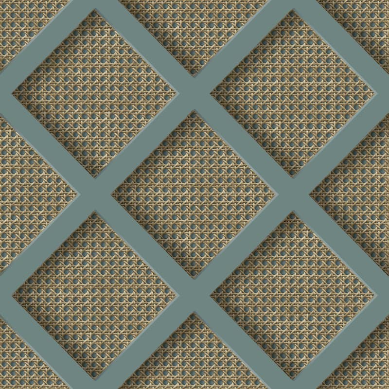 Superfresco Easy Ocean Panel Rattan Wallpaper