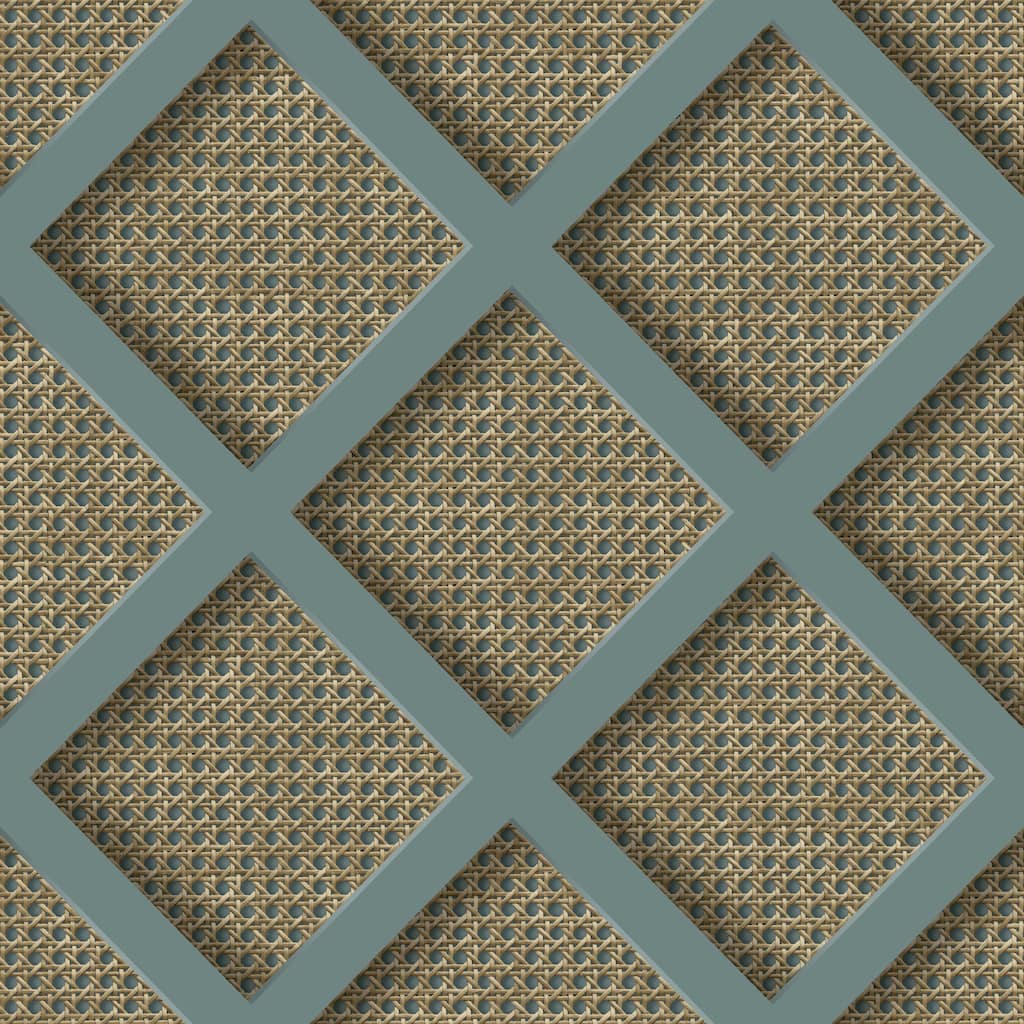 Superfresco Easy Ocean Panel Rattan Wallpaper
