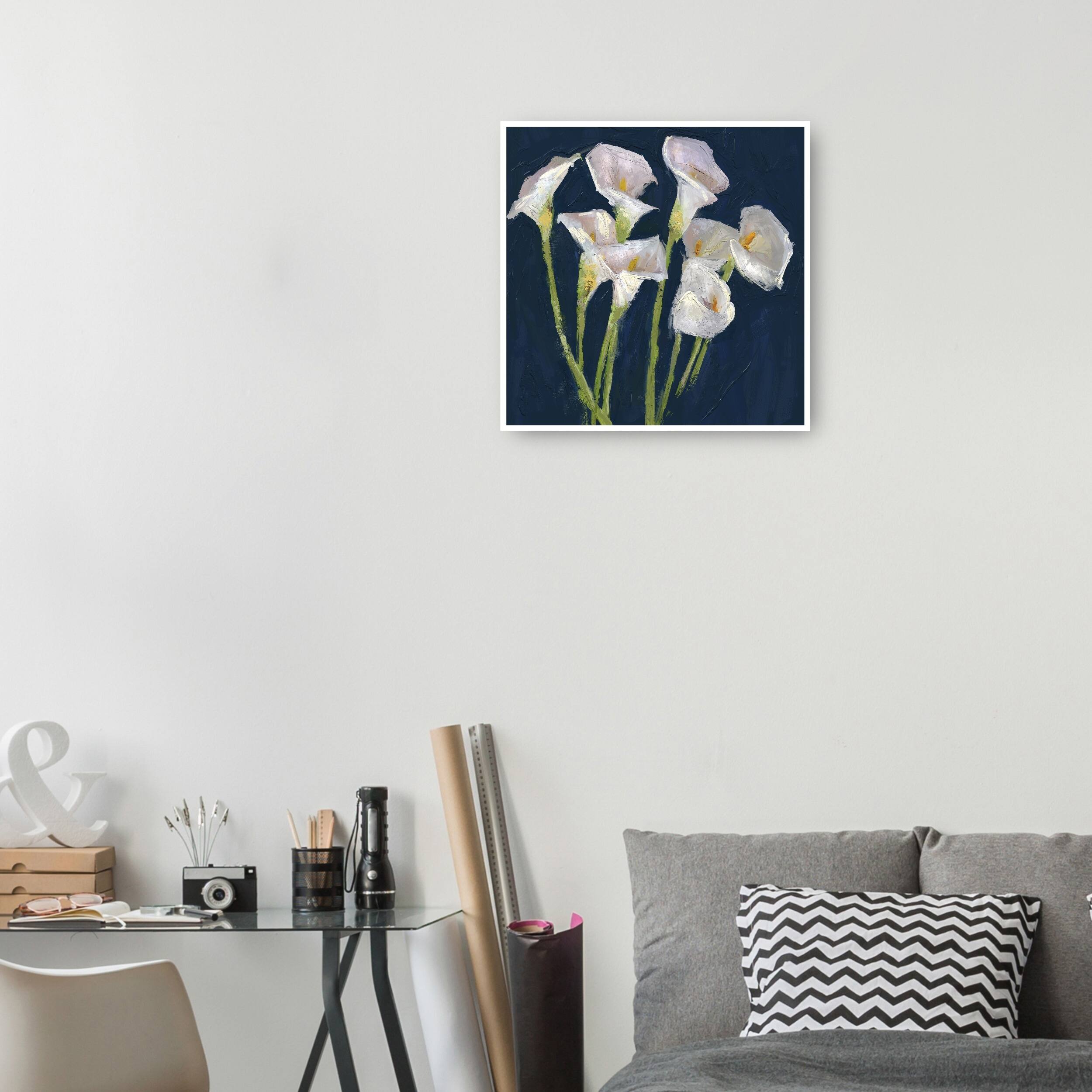 Callas on Blue By Studio Arts Canvas Art Print Bed Bath & Beyond