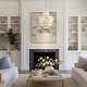 preview thumbnail 4 of 8, Rennnsan 3-Light Bohemian Coastal Capiz Shell Chandelier for Soft Glow Dining & Living Spaces - 3 Light