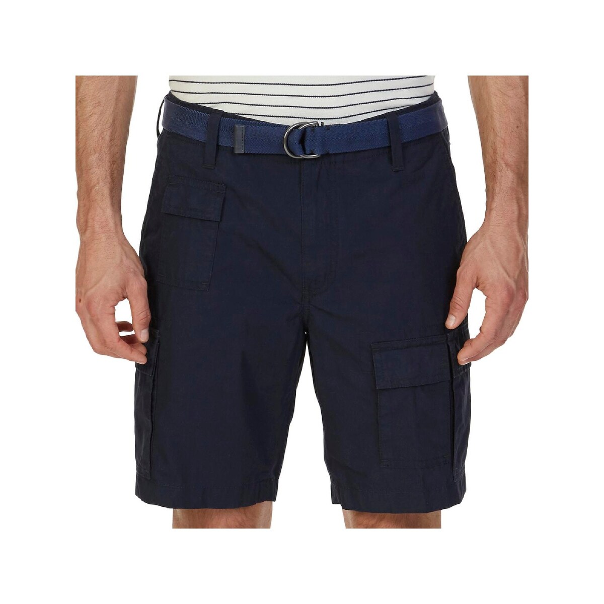 Shop Nautica Mens Big Tall Cargo Shorts Twill Modern Fit 46b