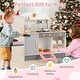 preview thumbnail 5 of 10, Costway Kids Chef Play Kitchen Set Toddlers Wooden Pretend Toy Playset - See Details