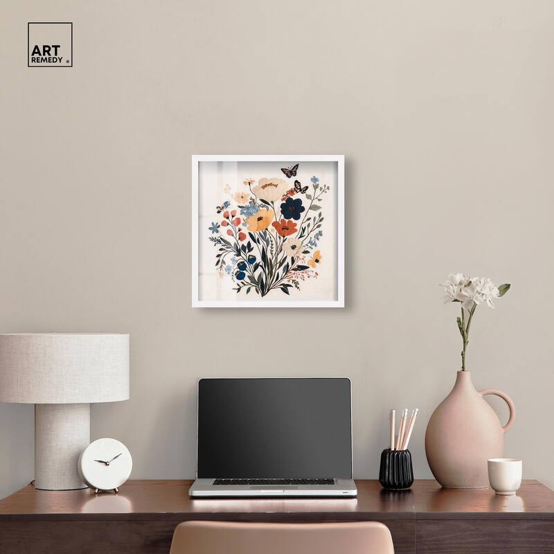 Garden of Threads I Shadowbox by Art Remedy