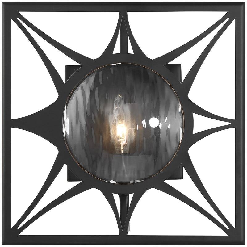 Savoy House 9-5064-1 Balfour 12" Tall Bathroom Sconce - Matte Black