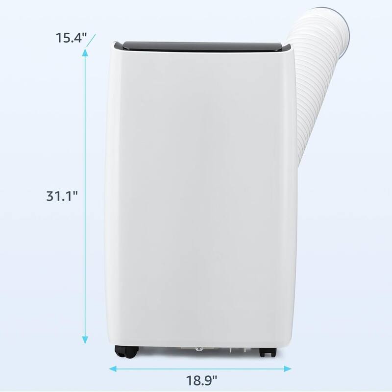 12000Btus Portable Air Conditioner With 24H Energy Save Timer