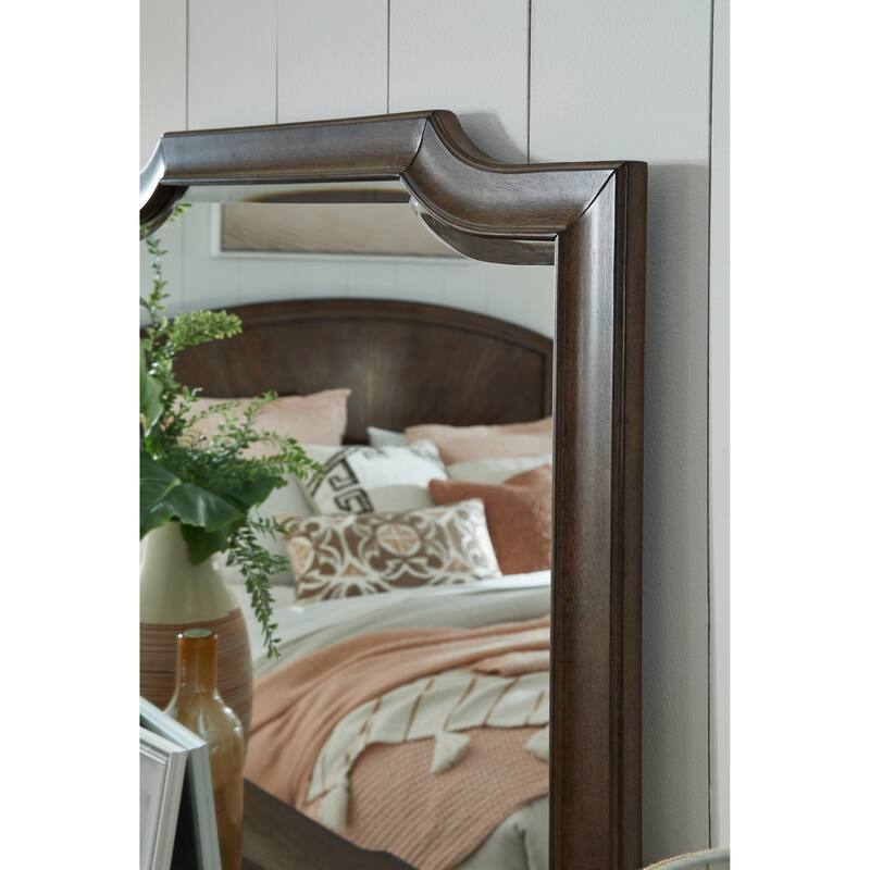 Salt Life Home Sugar Mill Spiced Rum Drawer Dresser With Shaped Mirror