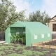 preview thumbnail 1 of 16, Outsunny 11.5' x 10' x 6.5' Outdoor Walk-In Greenhouse w/ Zippered Door Permanent - Plastic/Metal