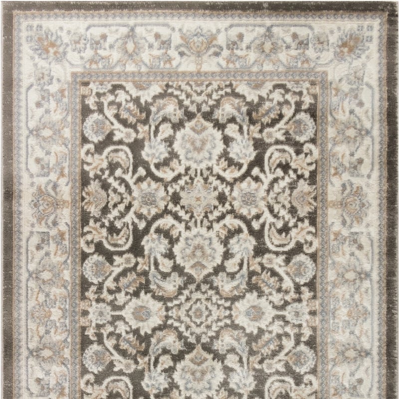 Distressed Floral Area Rug - 4' x 6'