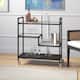 Option Blackened Bronze with Glass & Metal Shelves